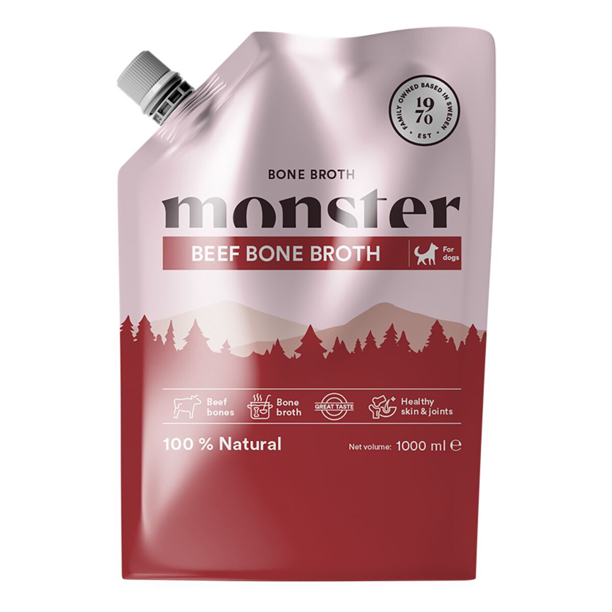 Monster Dog Bone Broth Beef 1000 ml