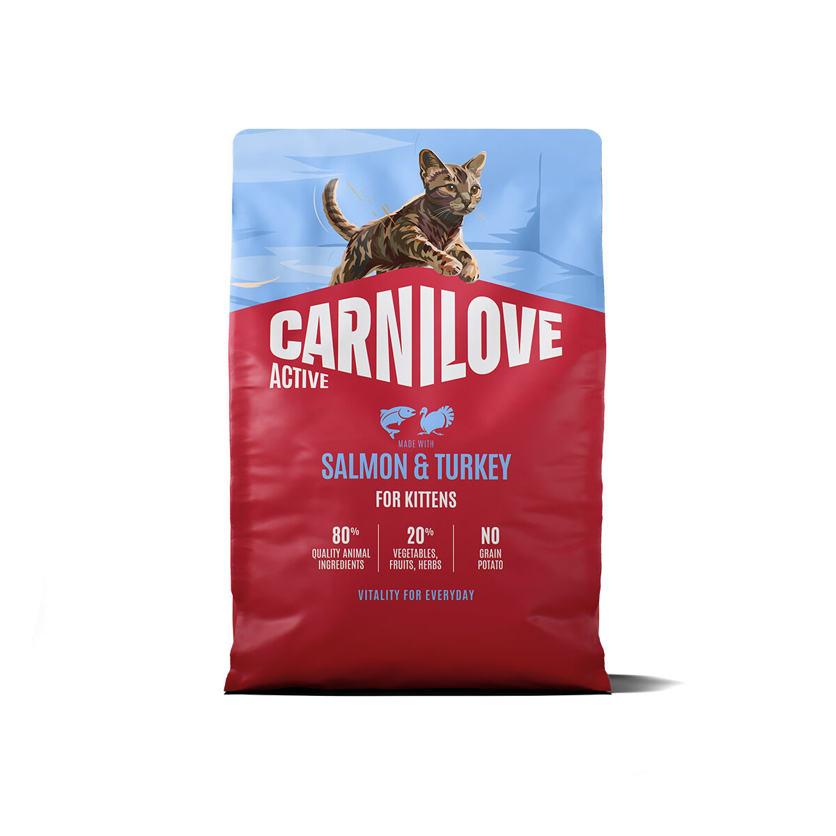 Carnilove Kitten Active Salmon & Turkey Torrfoder till Kattunge