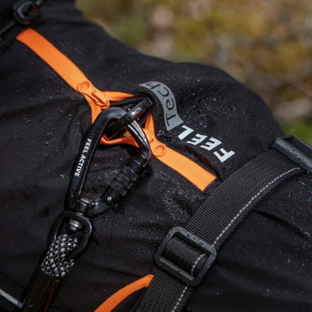 Feel Active Kiruna raincoat black