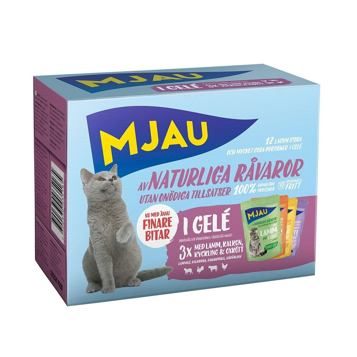 Mjau Multipack Köttsmaker i Gelé