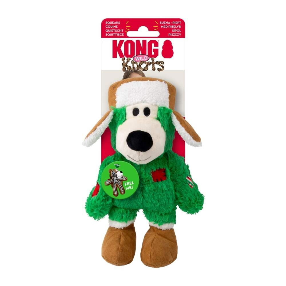  Kong Holiday25 Wild Knots Bear assorted S/M