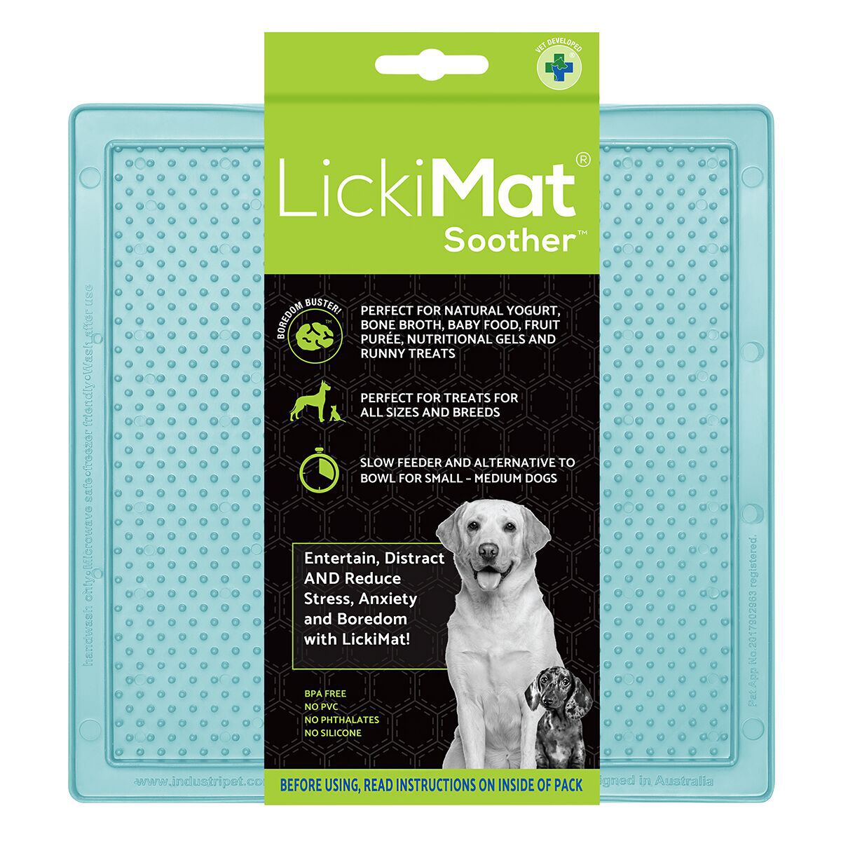LickiMat Soother Classic Slickmatta Turkos