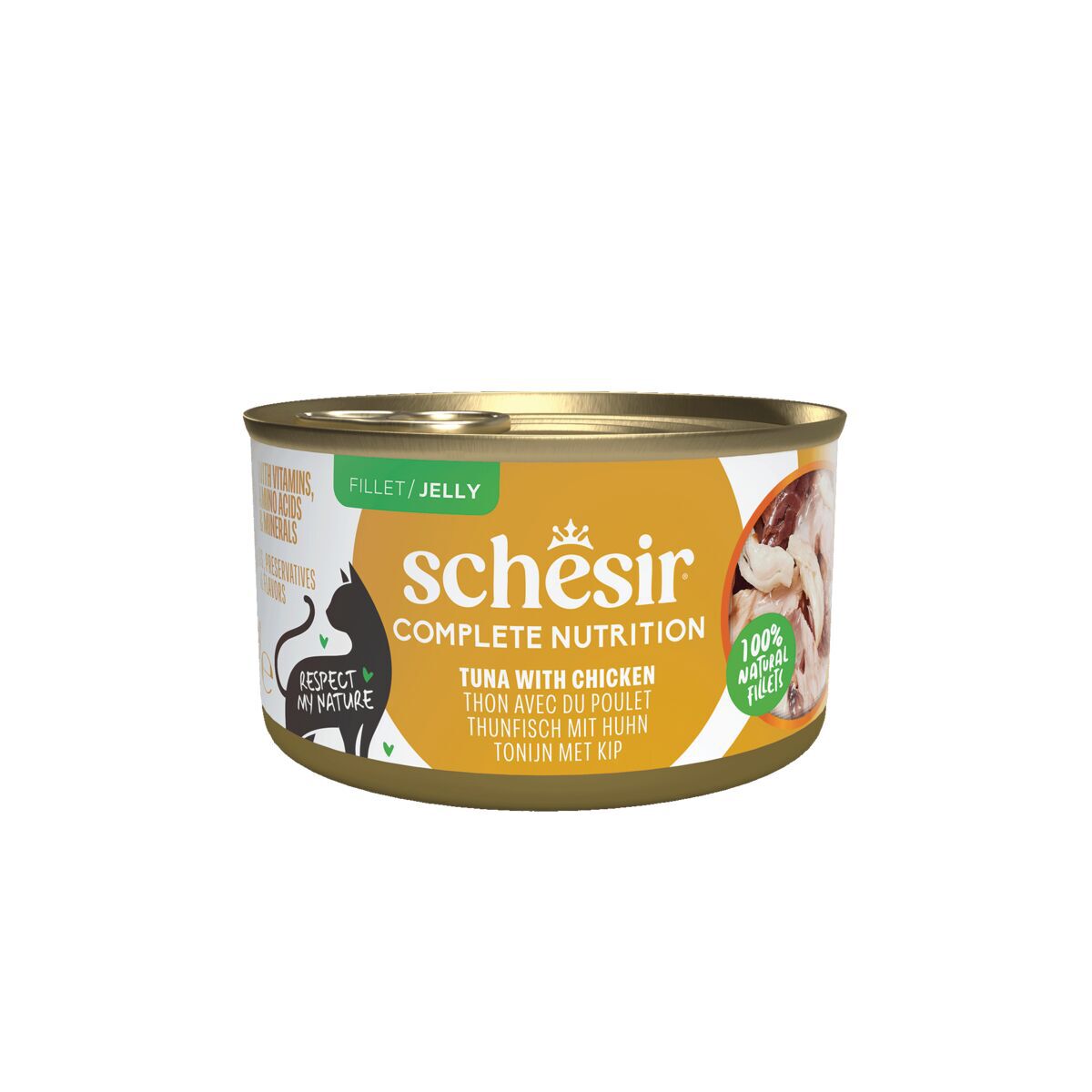 Schesir Cat Adult Tuna & Chicken Jelly 85 g