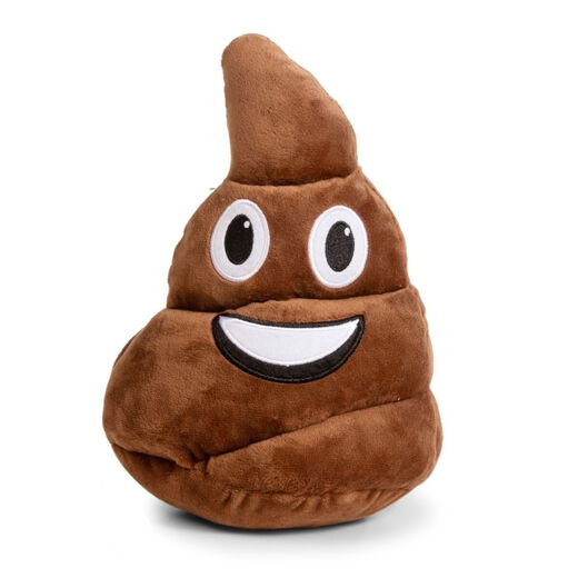 Little&Bigger HappyPoop bajs-emoji-leksak för hund