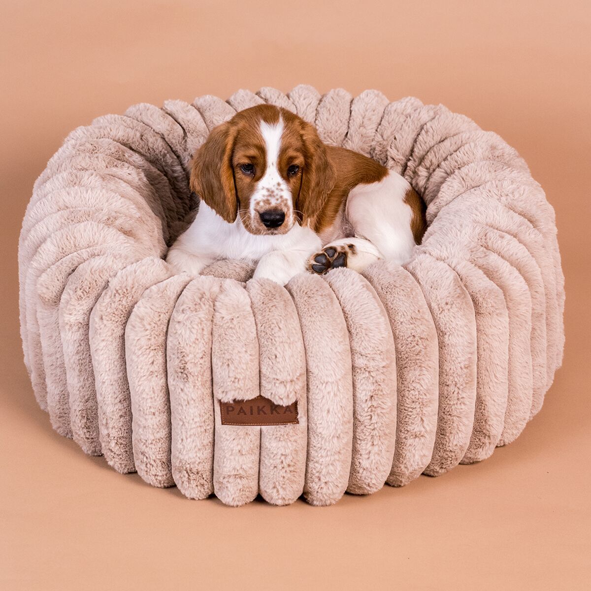 PAIKKA Ortopedisk Rund Hundbädd Beige