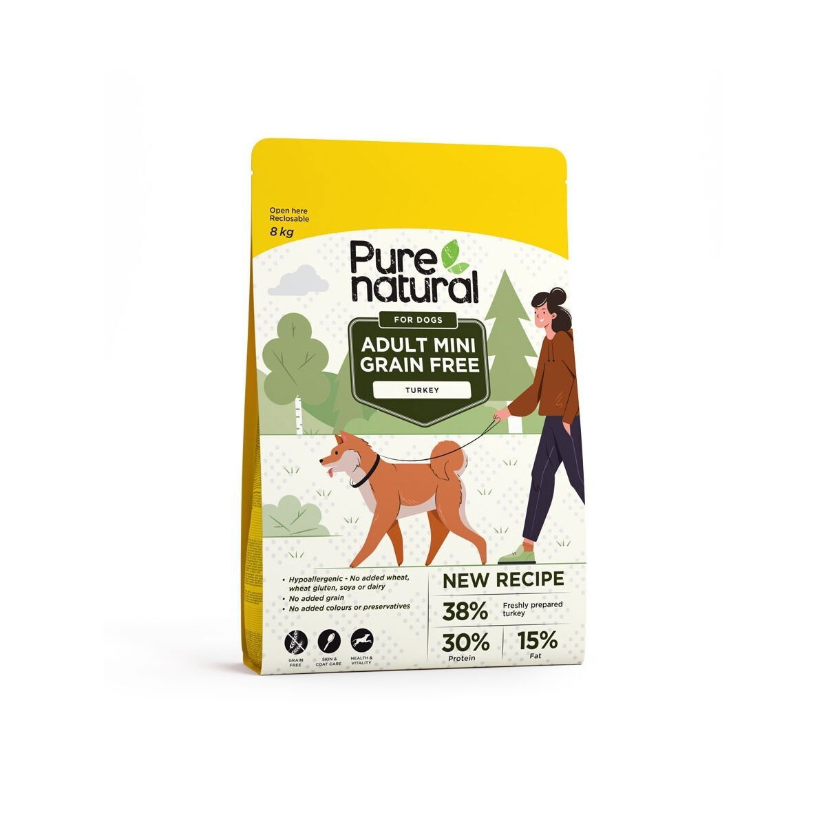 Purenatural Dog Grain Free Adult Mini Turkey