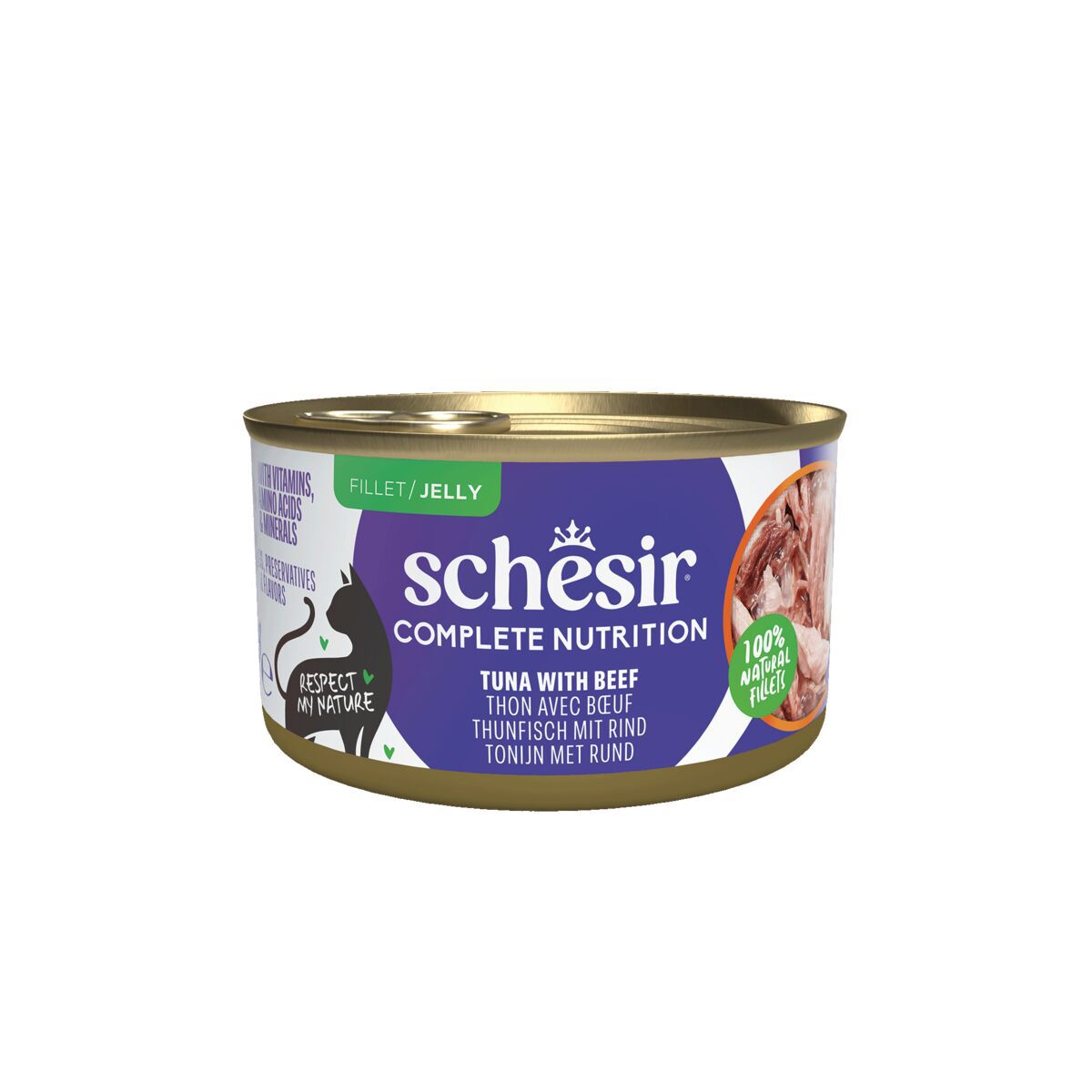 Schesir Cat Tuna & Beef 85 g
