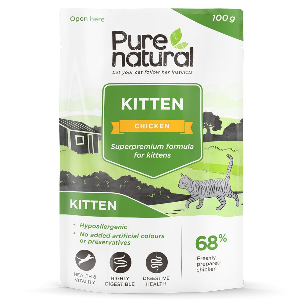 Purenatural Kitten Chicken with Rice 100 g