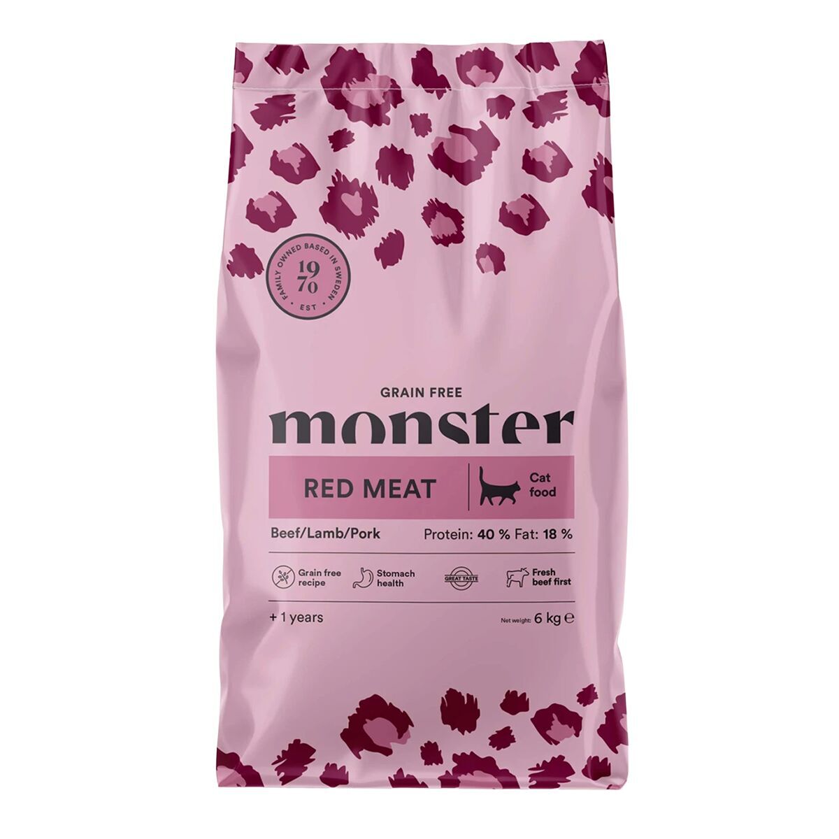 Monster Cat Adult Grain Free Red Meat Torrfoder till Katt