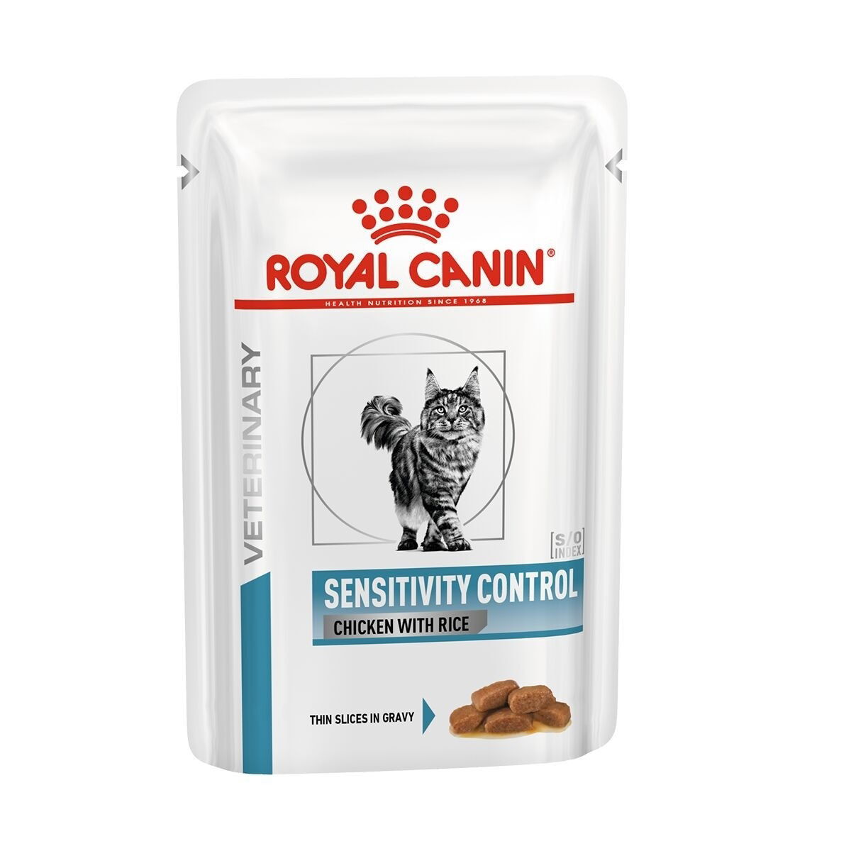 Royal Canin Veterinary Diets Derma Sensitivity Control Chicken Pouch våtfoder för katt