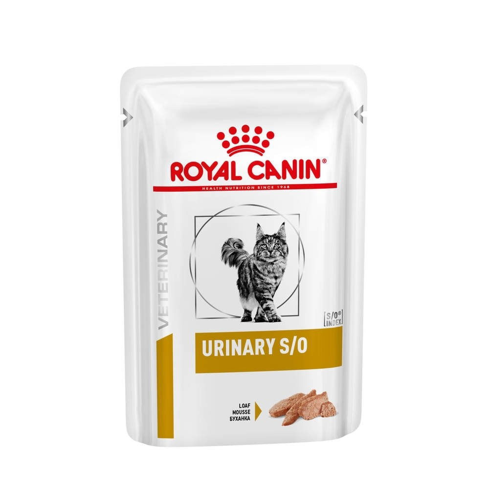 Royal Canin Veterinary Diets Urinary S/O Loaf Pouch våtfoder för katt