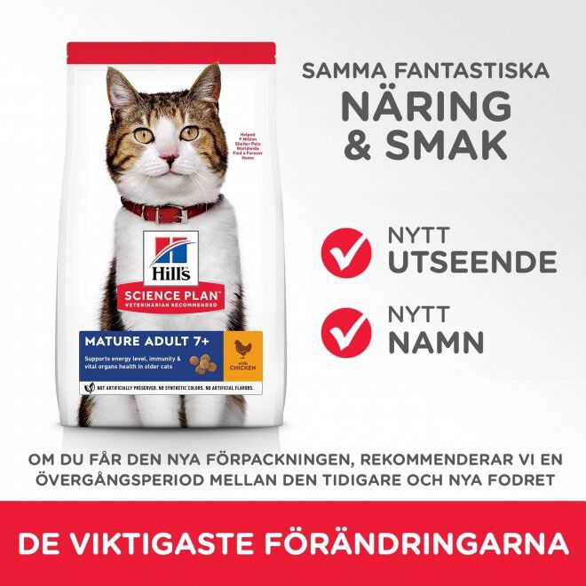 Hill's Science Plan Cat Mature 7+ Chicken