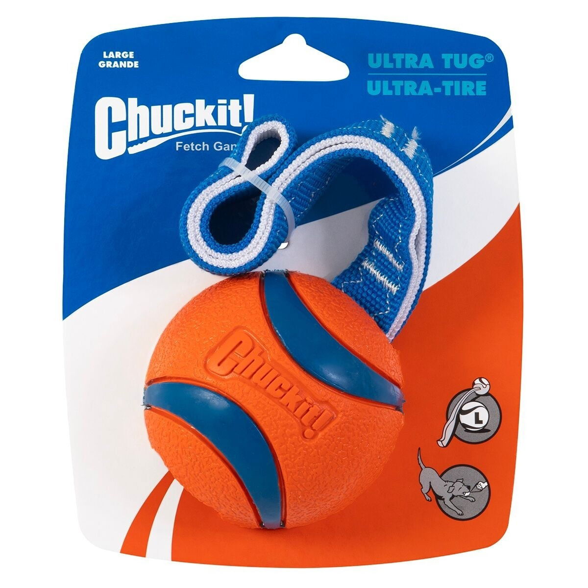 Chuckit Ultra Tug Boll med Handtag