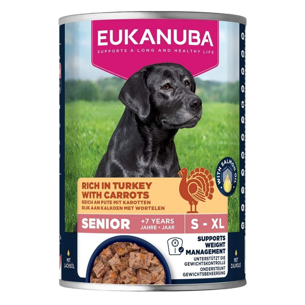 Eukanuba Dog Wet Senior Turkey with Carrots 400g