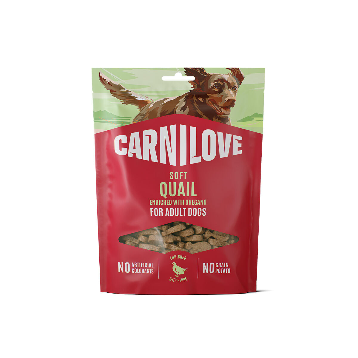 Carnilove Dog Soft Snack Quail with Oregano Hundgodis 200 g