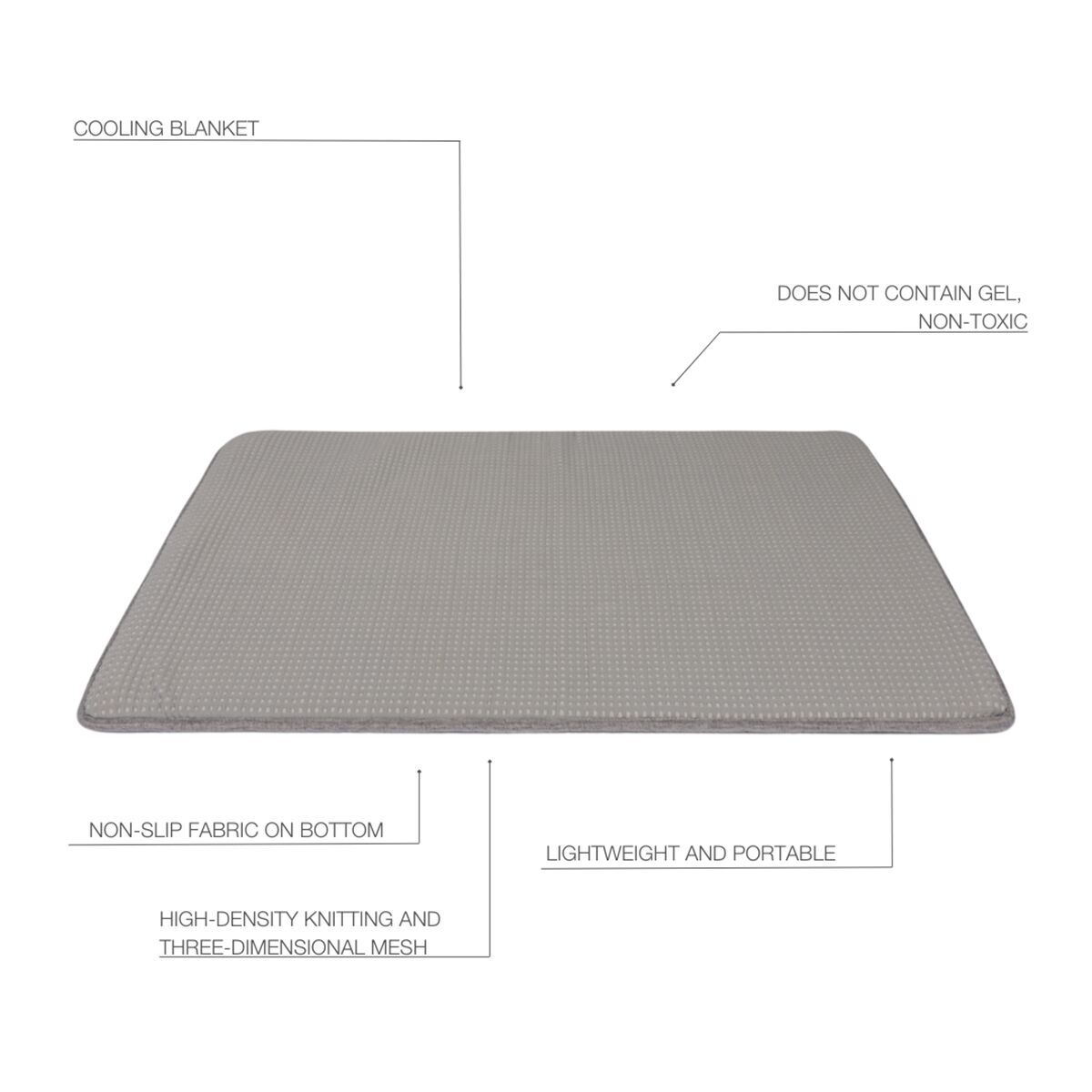 PAIKKA Cooling Blanket grey
