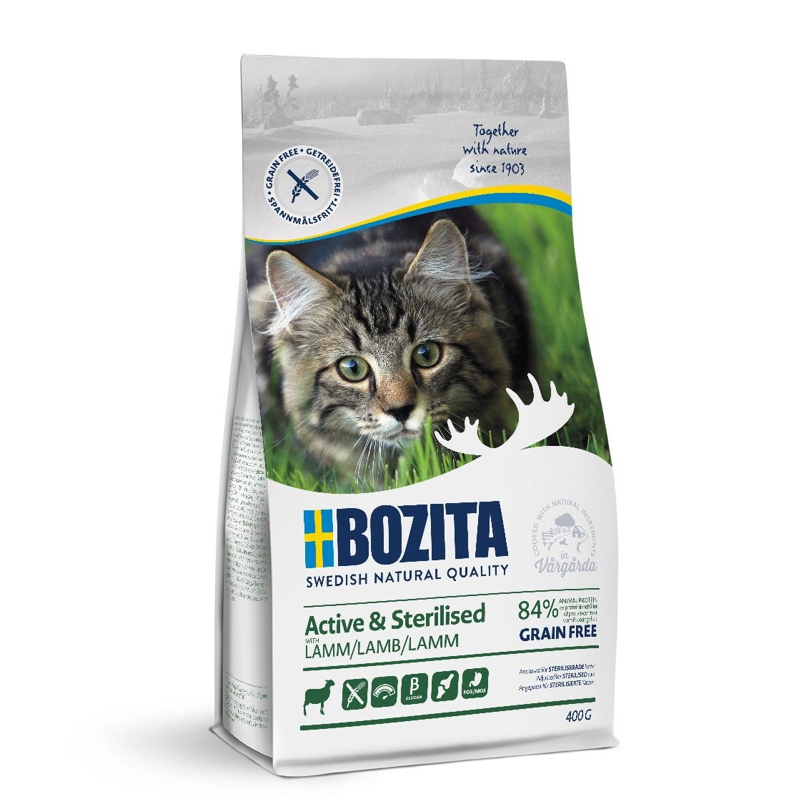 Bozita Cat Active & Sterilised Grain free Lamb