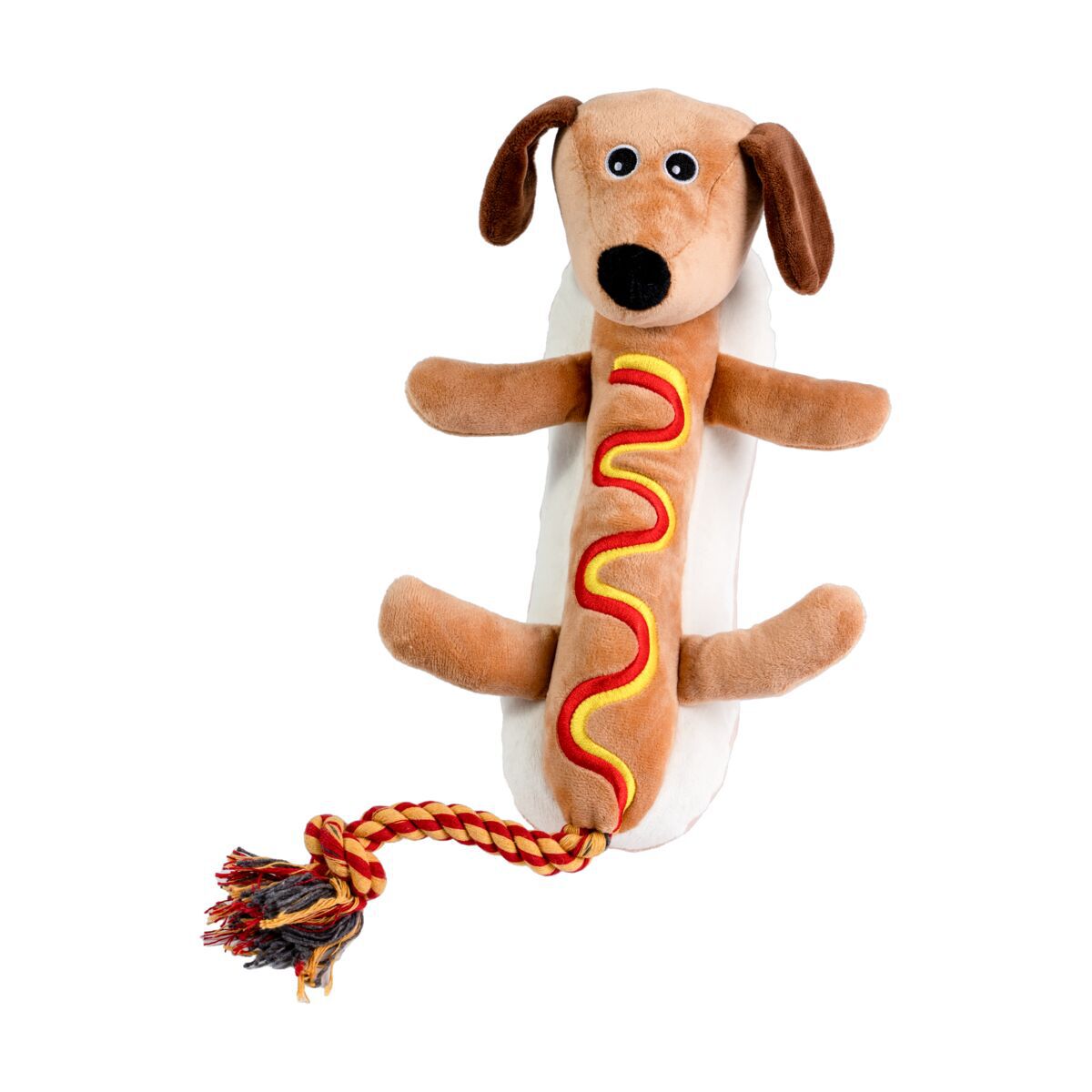 Little&Bigger Tasty Feast Hot Dog Hundleksak XL