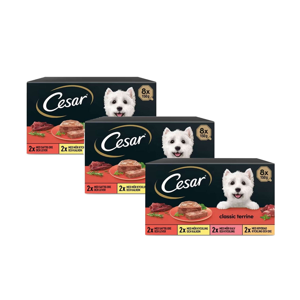Cesar Classic Terrine Adult Loaf 24x150 g