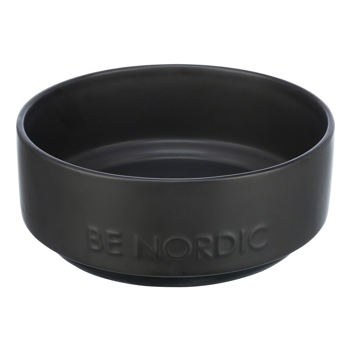 Trixie Be Nordic Hundmatskål i Keramik Svart