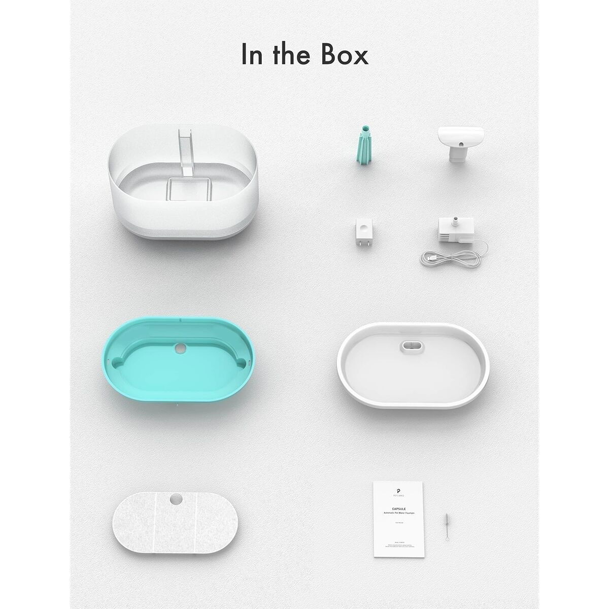 Petlibro Capsule Water Fountain Blue