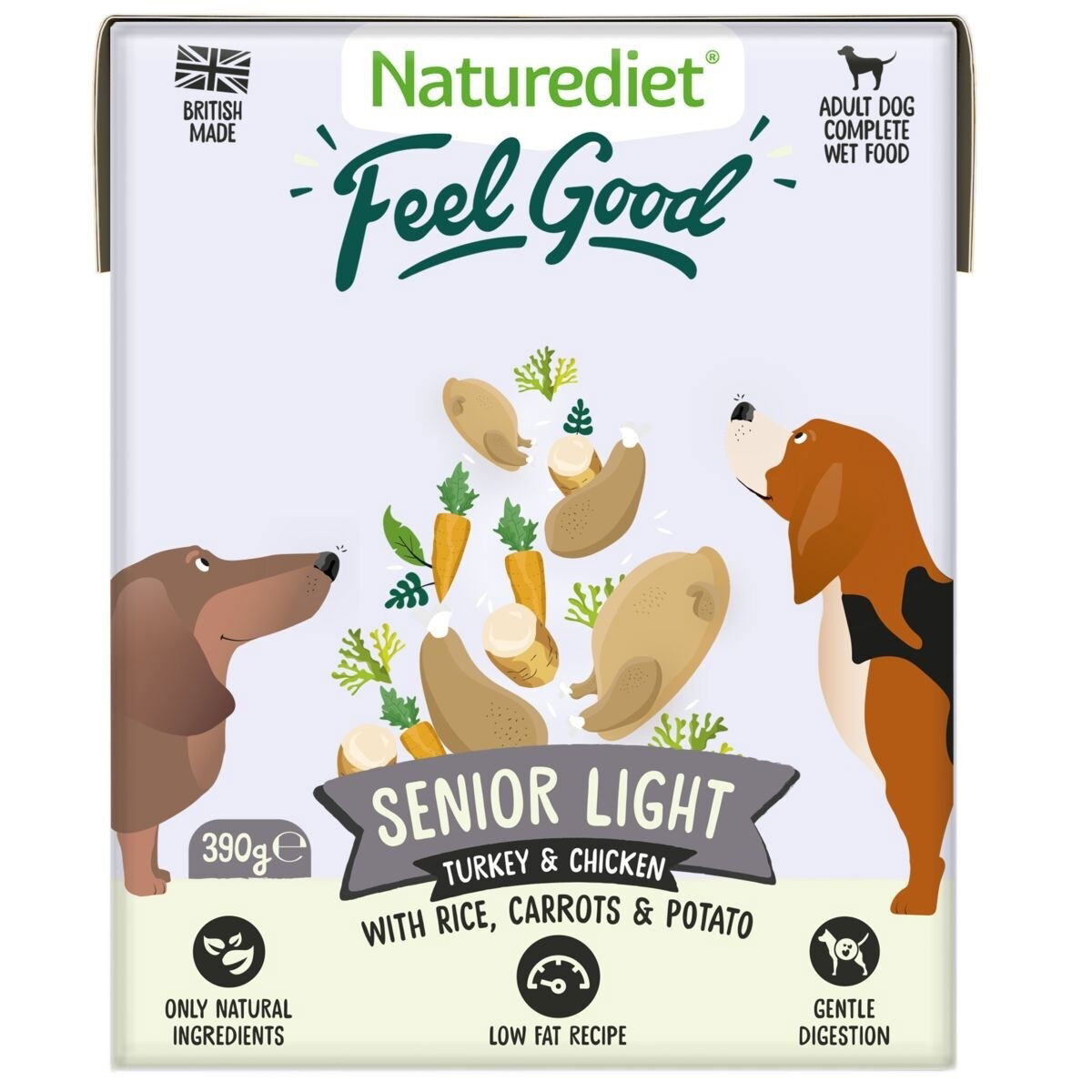 Naturediet Feel Good Senior Lite kalkon & kyckling