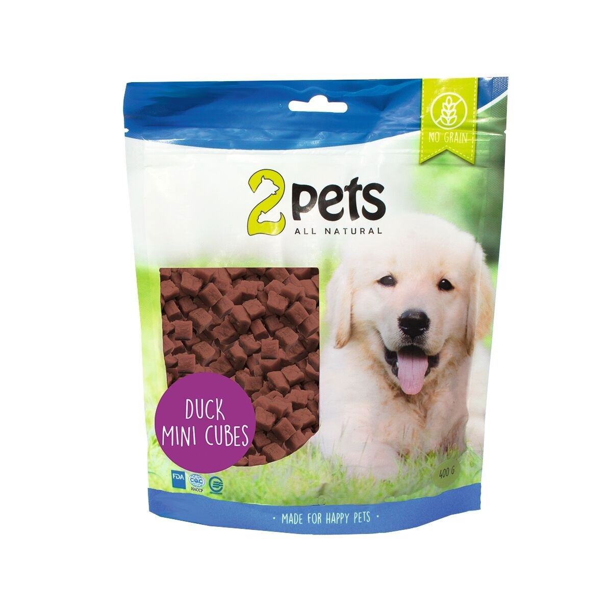 2pets Dogsnack Anka MiniCubes