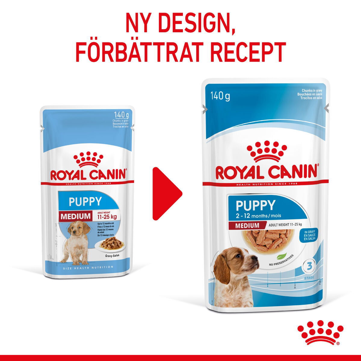 Royal Canin Medium Puppy Gravy våtfoder för hundvalp