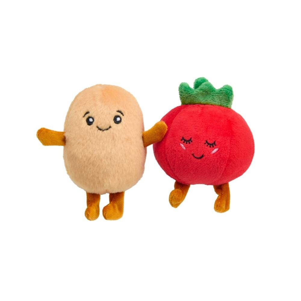 Little&Bigger Breakfast Club plush bean&tomato 2-pack