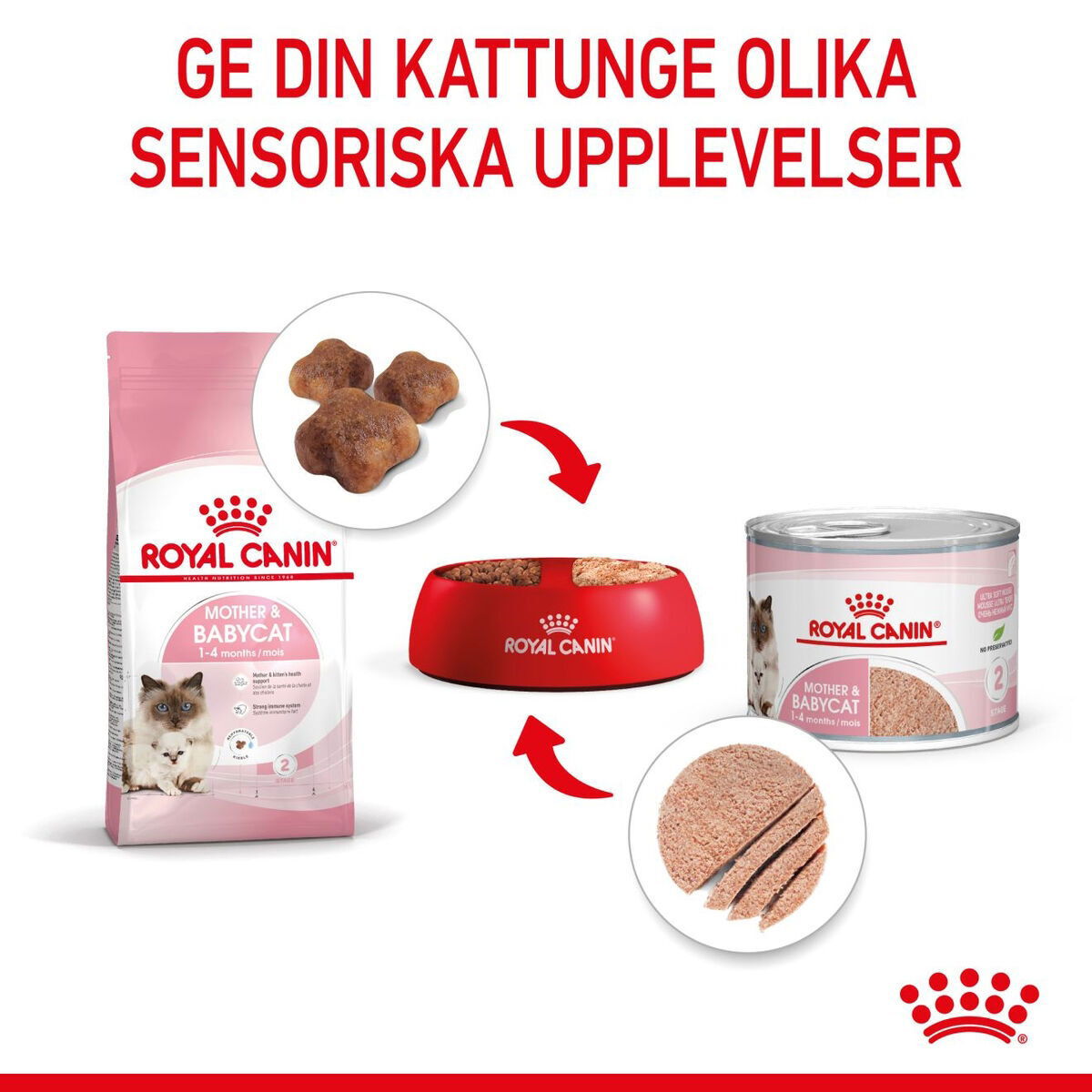 Royal Canin Mother & Babycat mousse våtfoder för katt och kattunge