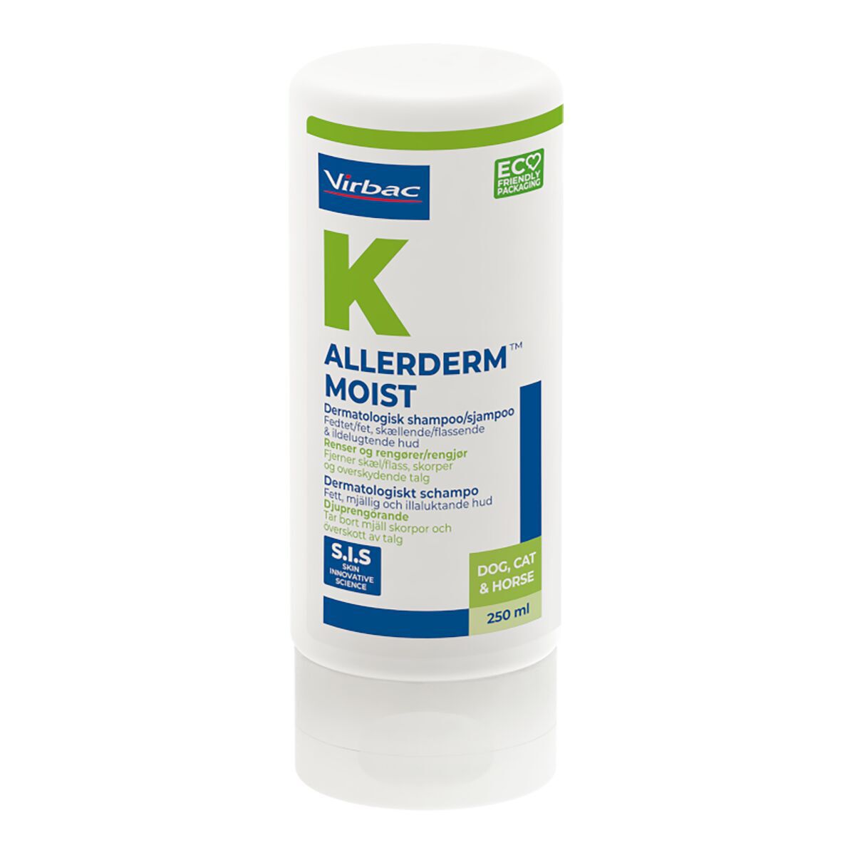 Virbac Allerderm Moist Schampo för Hund, Katt & Häst 250 ml