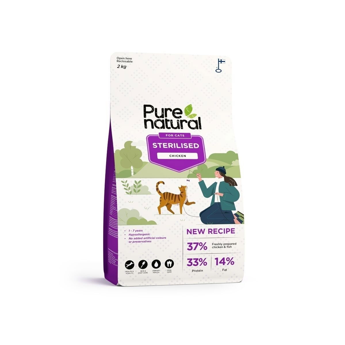 Purenatural Cat Adult Sterilised Chicken