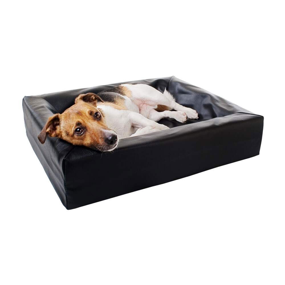 Bia Bed Ortho Hundbädd Oval Svart