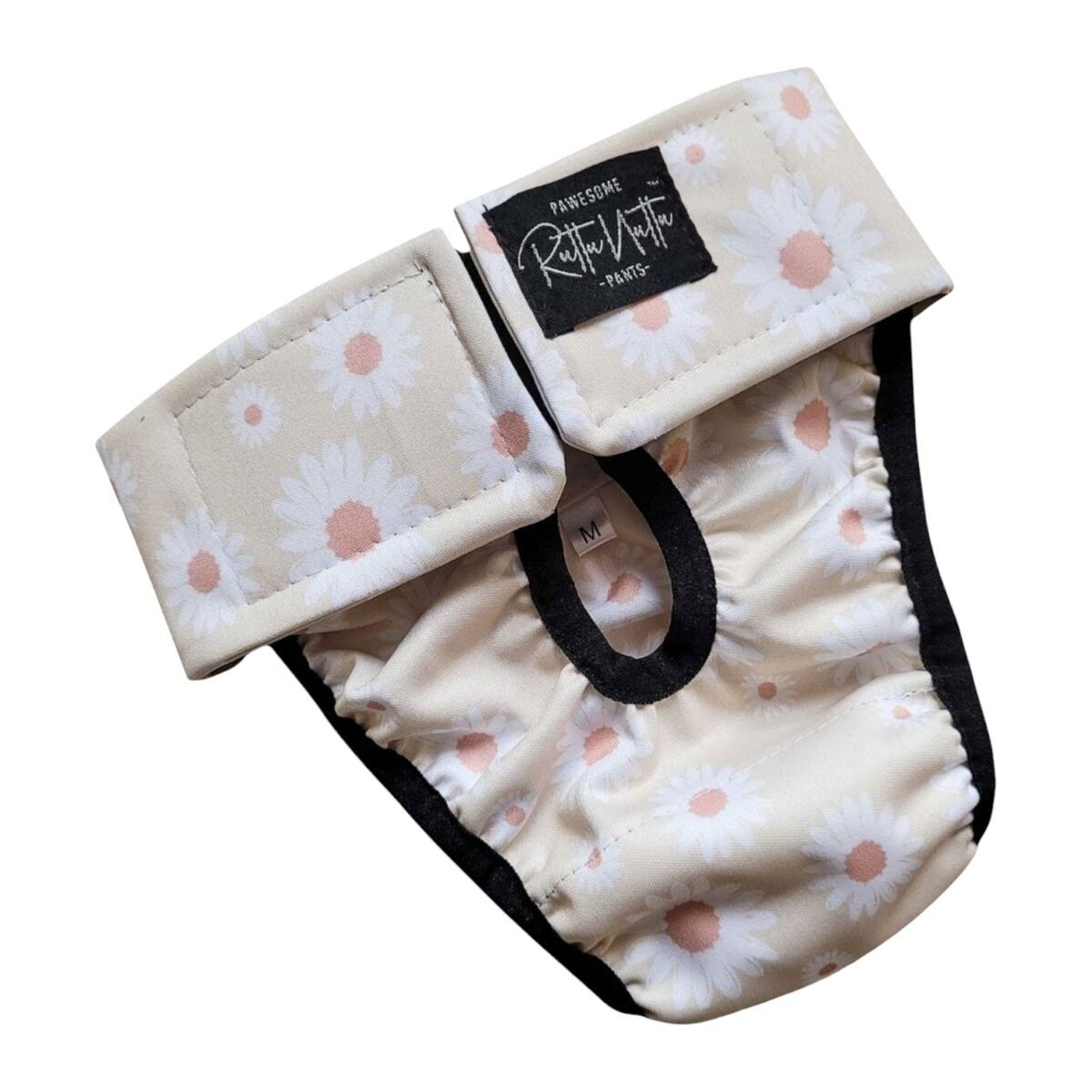 RuttuNuttu heat pants wraparound, daisies beige