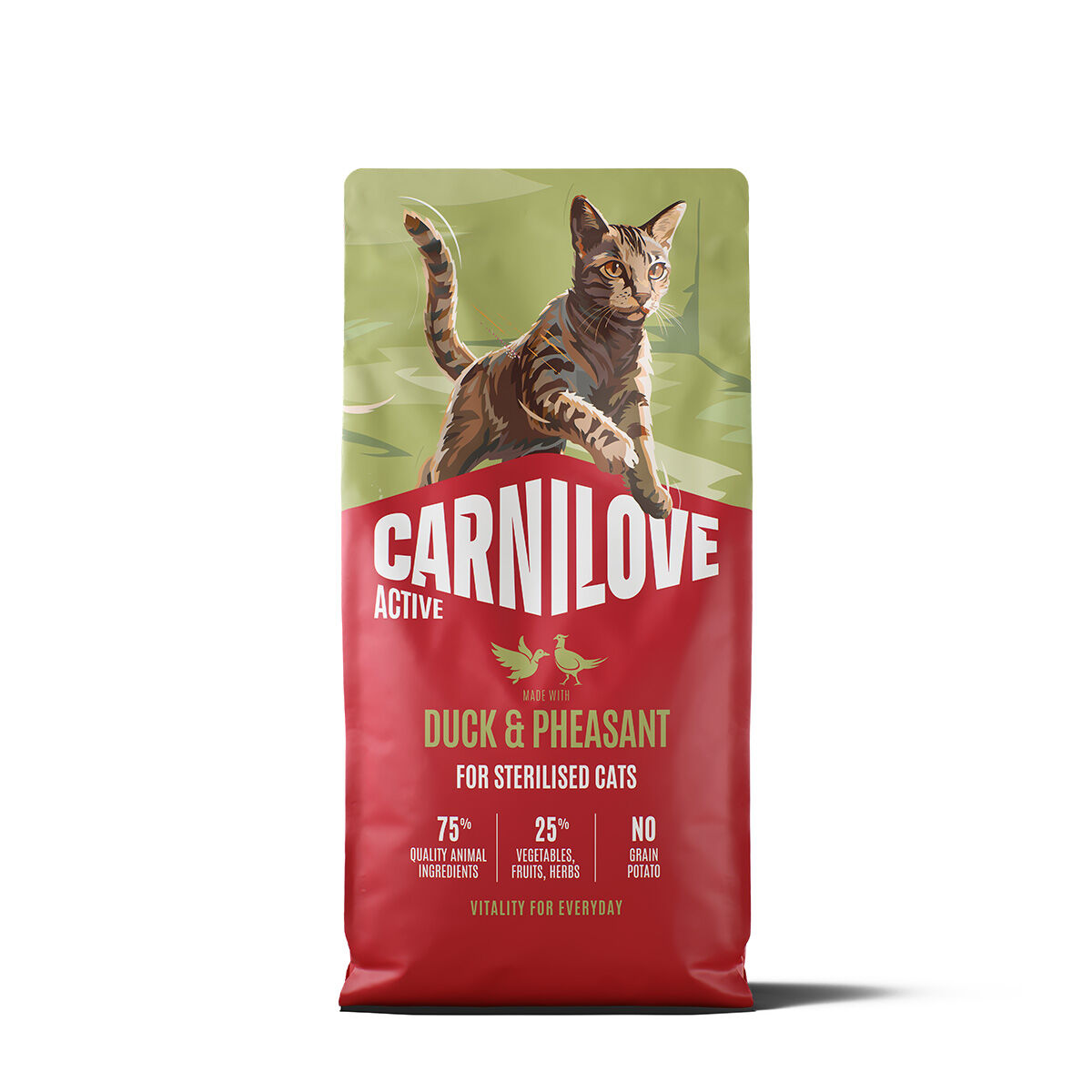 Carnilove Cat Adult Sterilised Active Duck & Pheasant Torrfoder till Katt