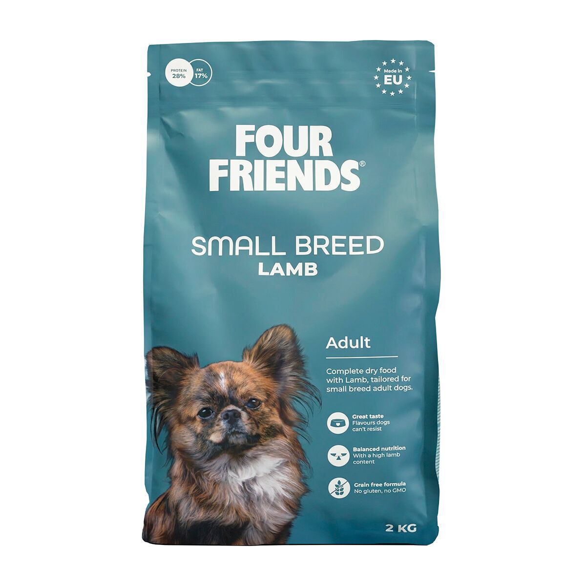 FourFriends Dog Small Breed Lamb Torrfoder till Hund | Hund - Hundmat - Spannmålsfri hundmat | DogStyle