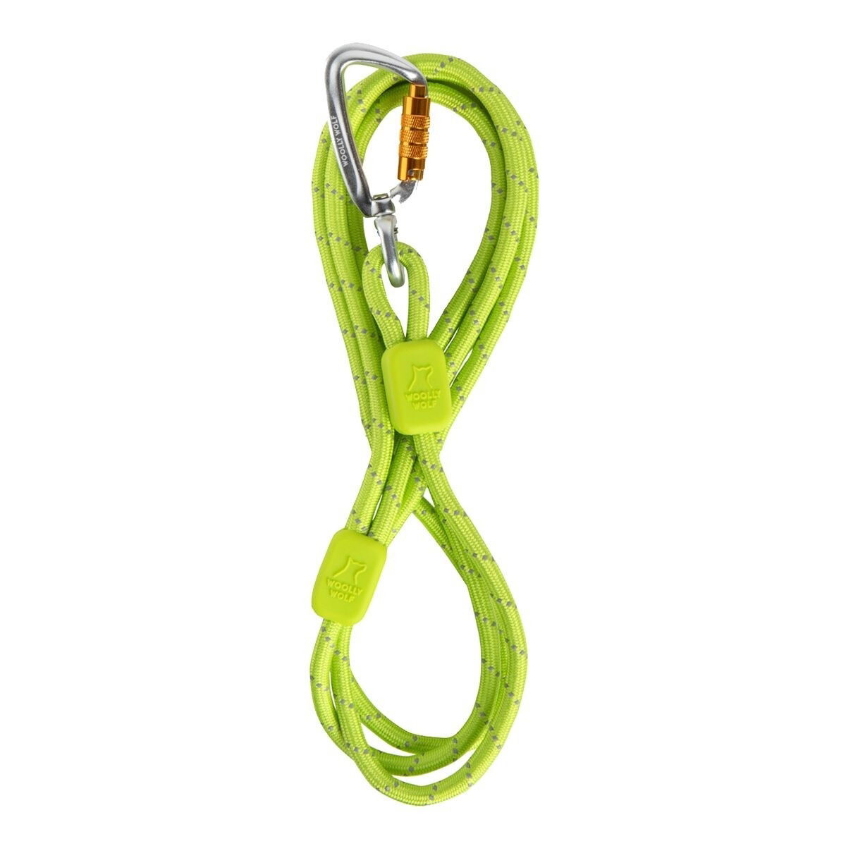 Woolly Wolf Rope Leash, Lime