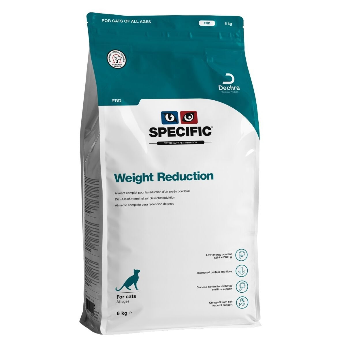 Specific™ Weight Reduction FRD | Veterinärfoder - Veterinärfoder till katt - Veterinärfoder för övervikt hos katt | DogStyle