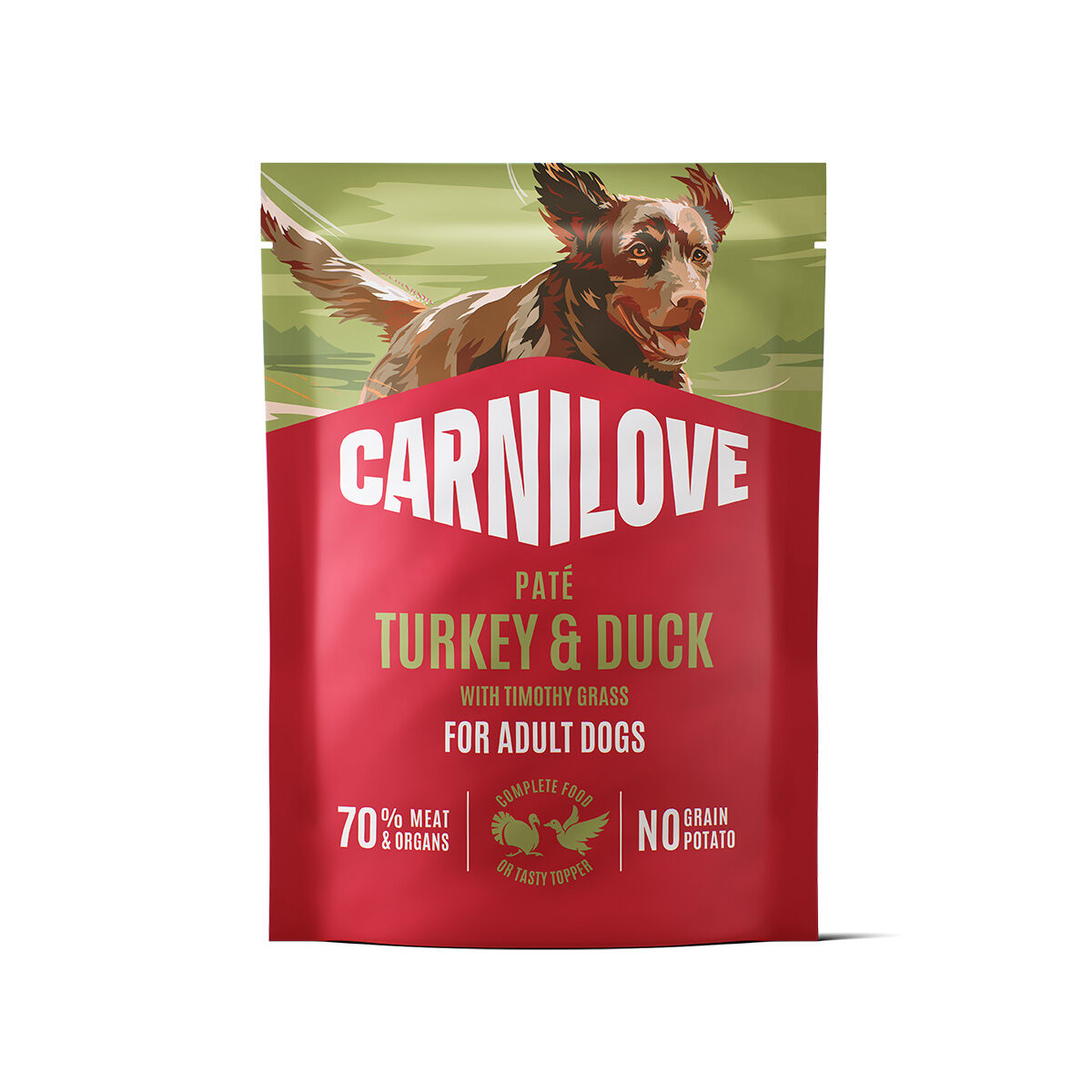 Carnilove Dog Adult Turkey & Duck with Timothy Grass Paté Våtfoder till Hund 300 g | Hund - Hundmat - Våtfoder till hund | DogStyle