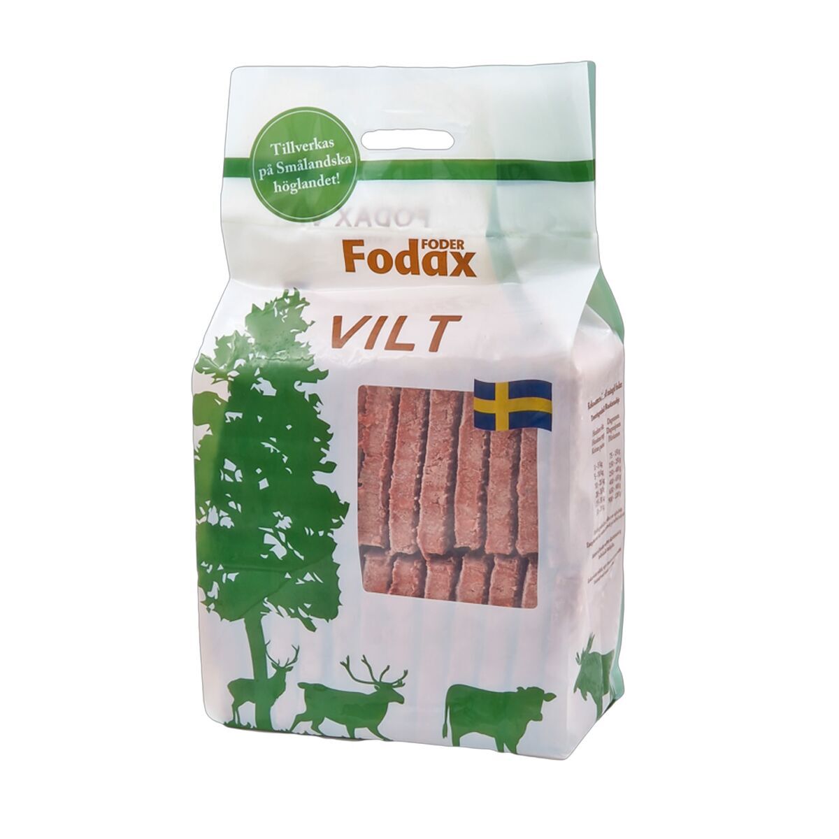 Fodax Vilt Färskfoder till Hund 10 kg