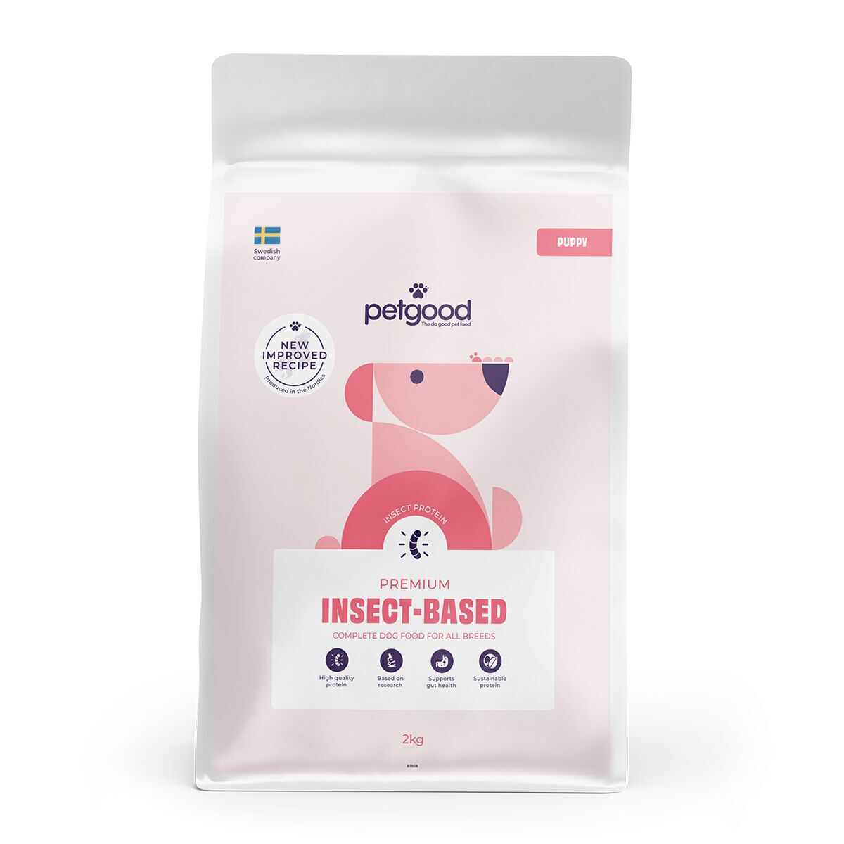 Petgood Puppy & Junior Valpfoder med Insektsprotein