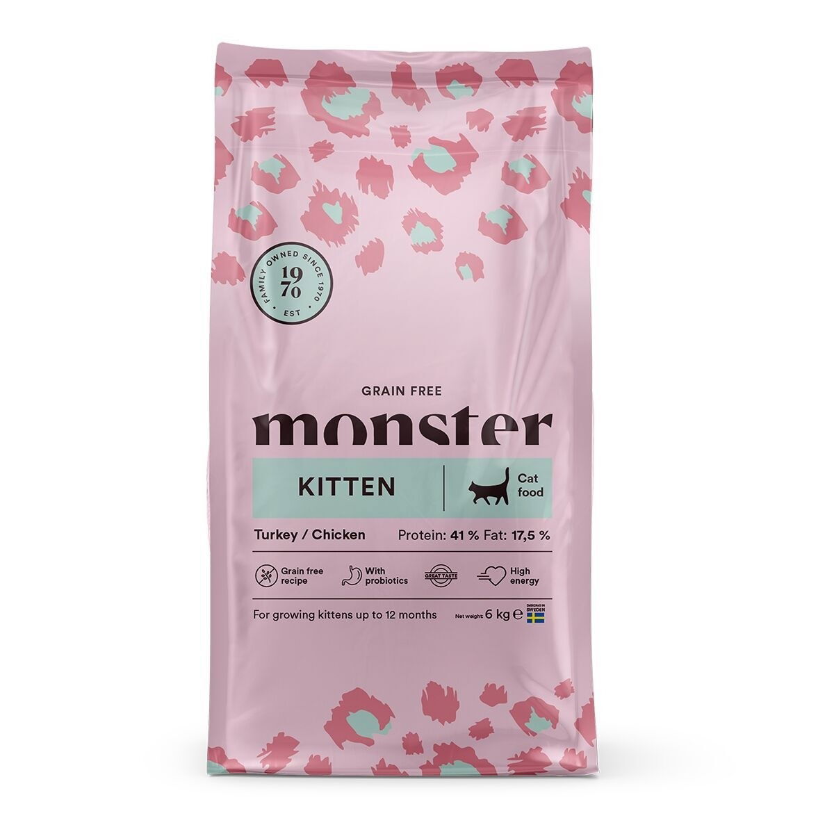 Monster Cat Kitten Grain Free Turkey & Chicken