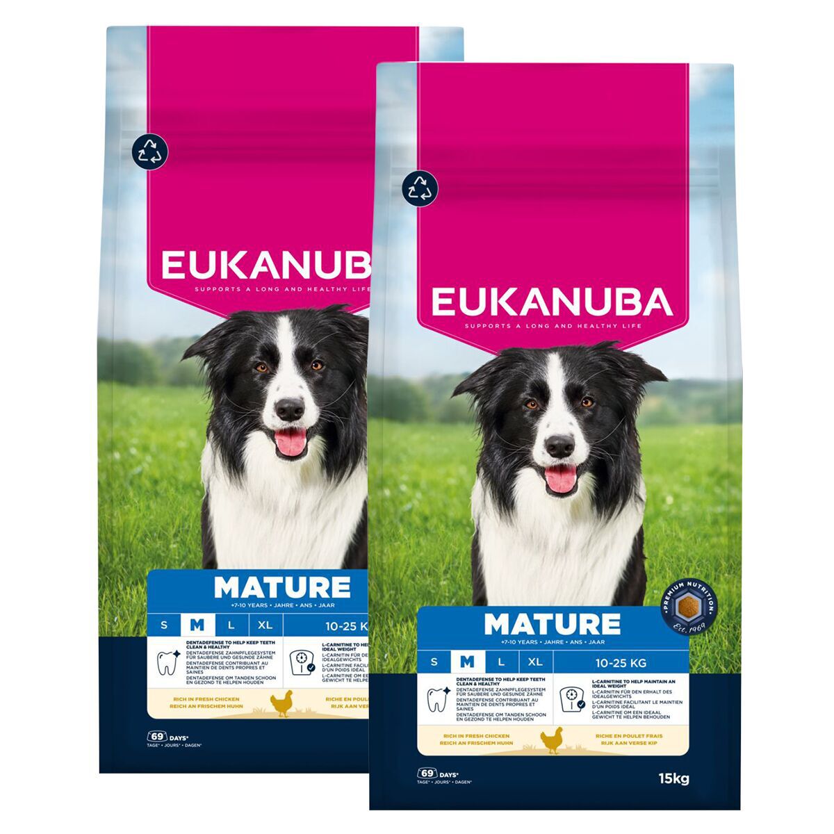 Eukanuba Dog Mature Medium 2 x 15kg | Hund - Seniorhund - Seniorfoder till hund | DogStyle