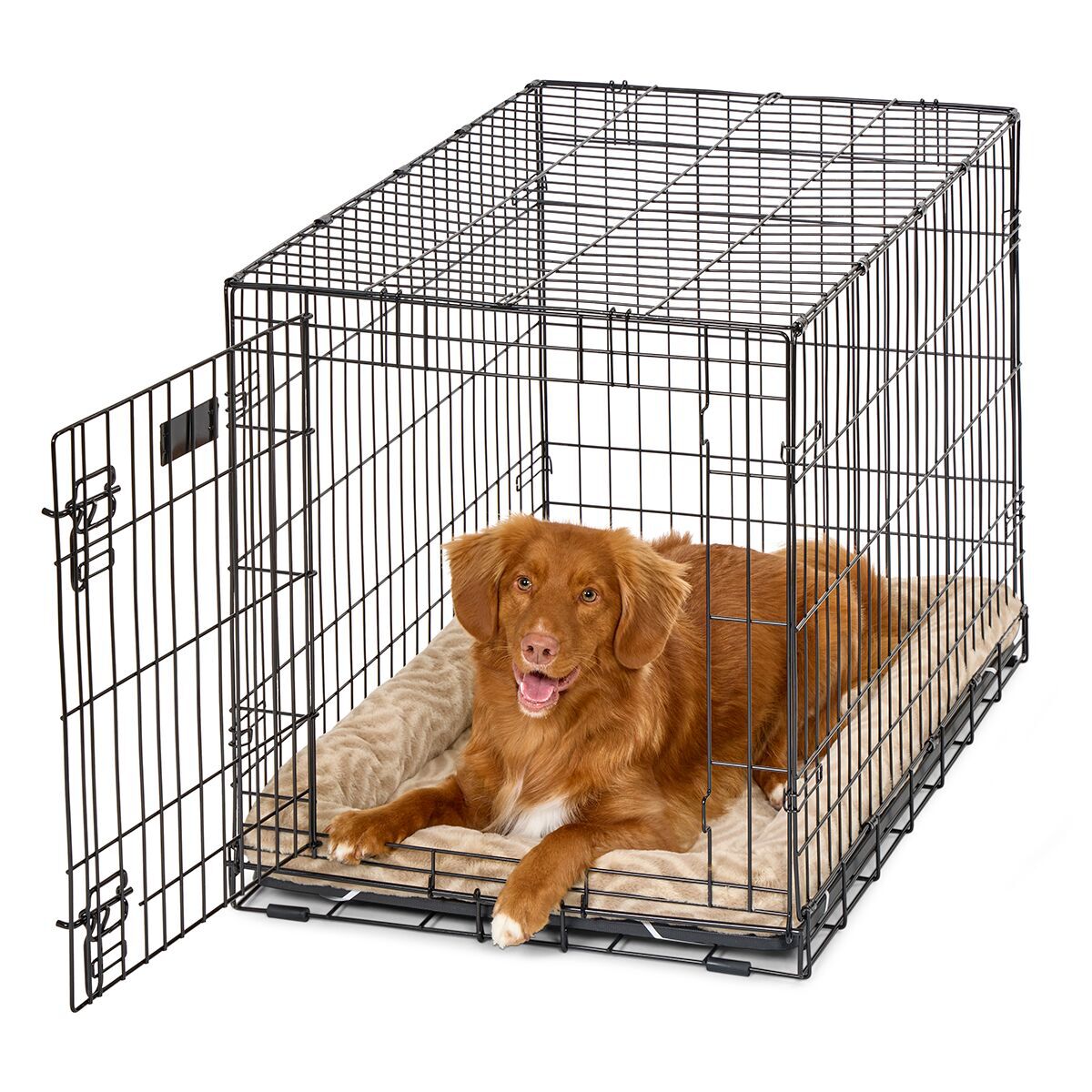 Midwest QuietTime Wave Pet Bed Tan