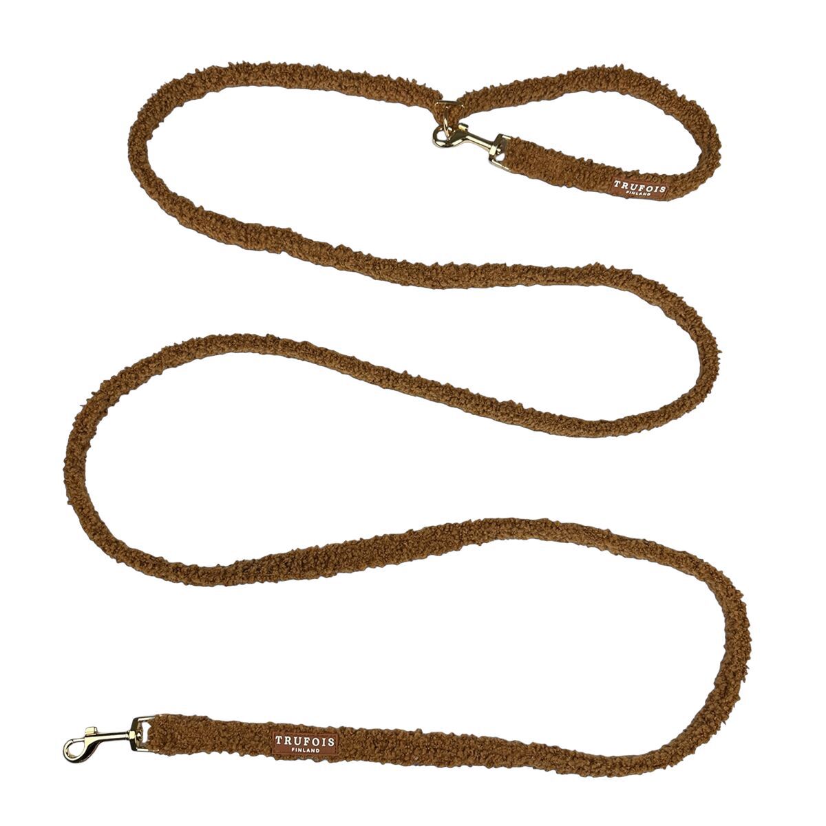 Trufois Multifunktionellt Hundkoppel Teddy Brun