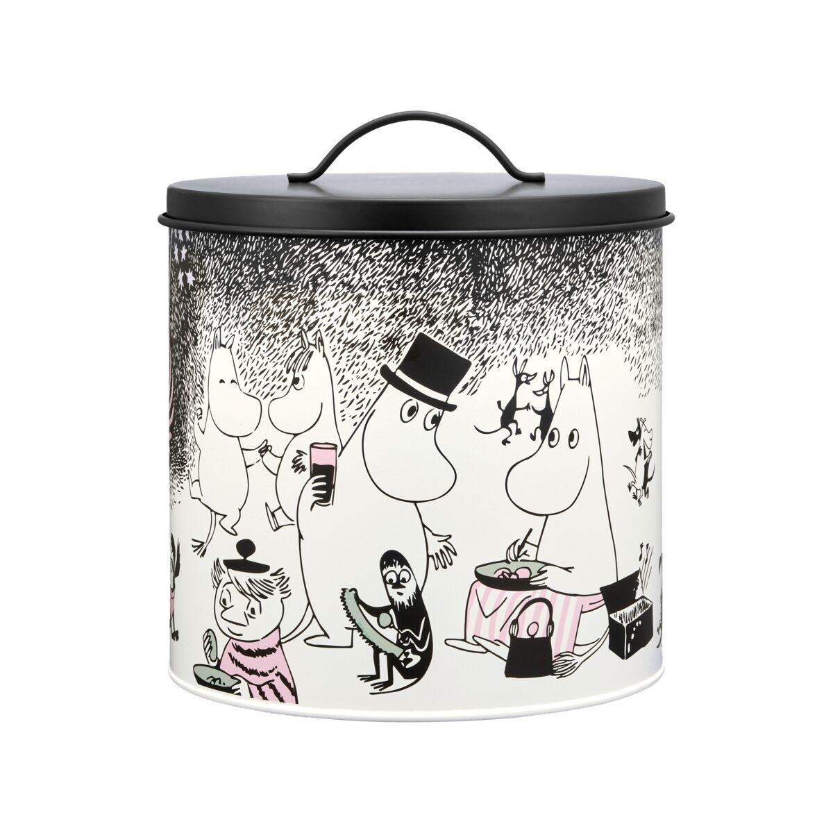 Moomin for Pets Friends & Parties tin jar