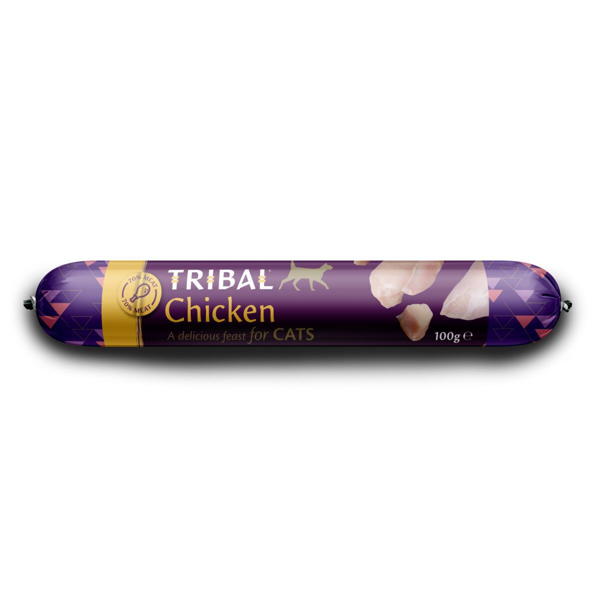 Tribal Cat Chicken Sausage Kattfoder 100 g