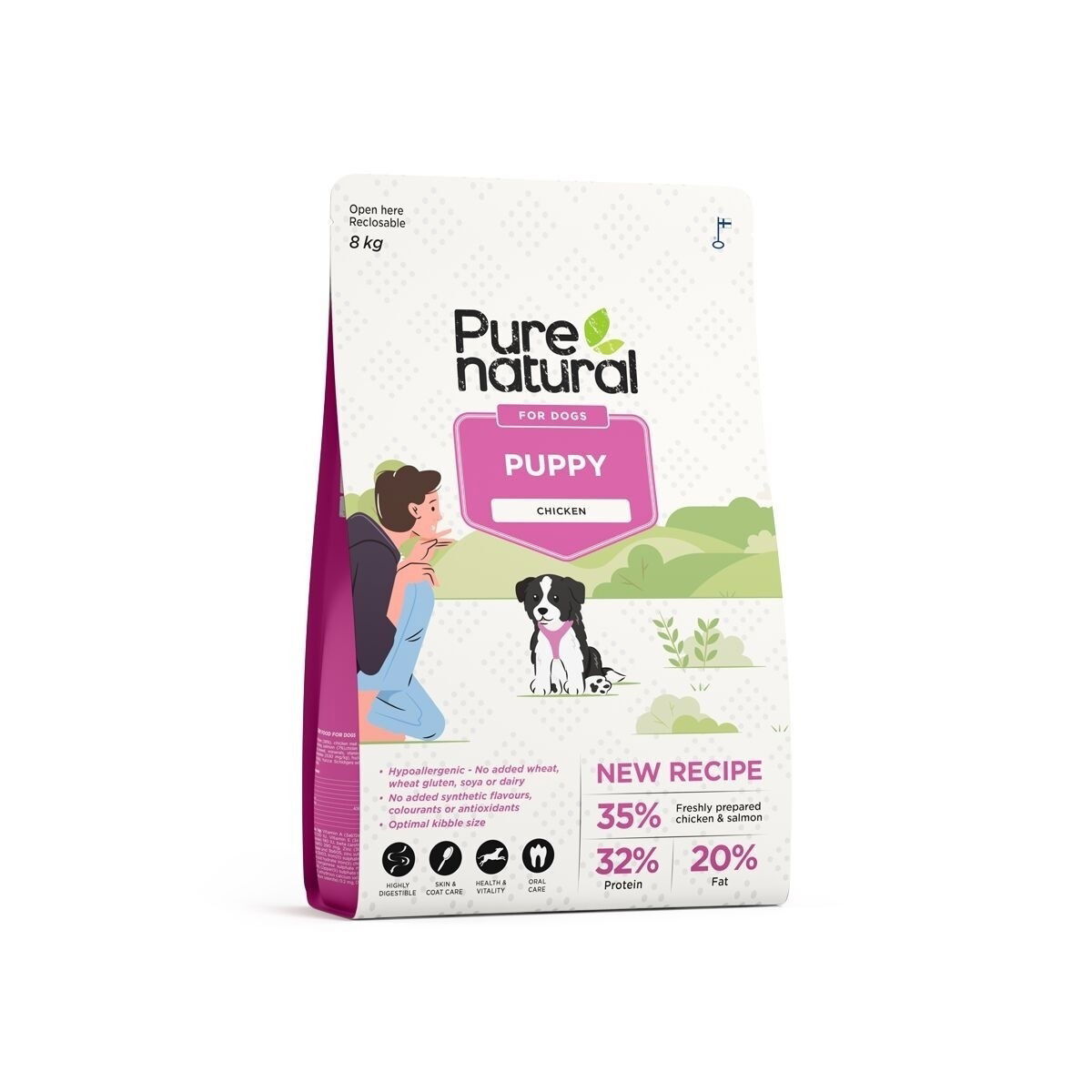 Purenatural Puppy Chicken | Hund - Valp - Valpfoder - Torrfoder till valp | DogStyle