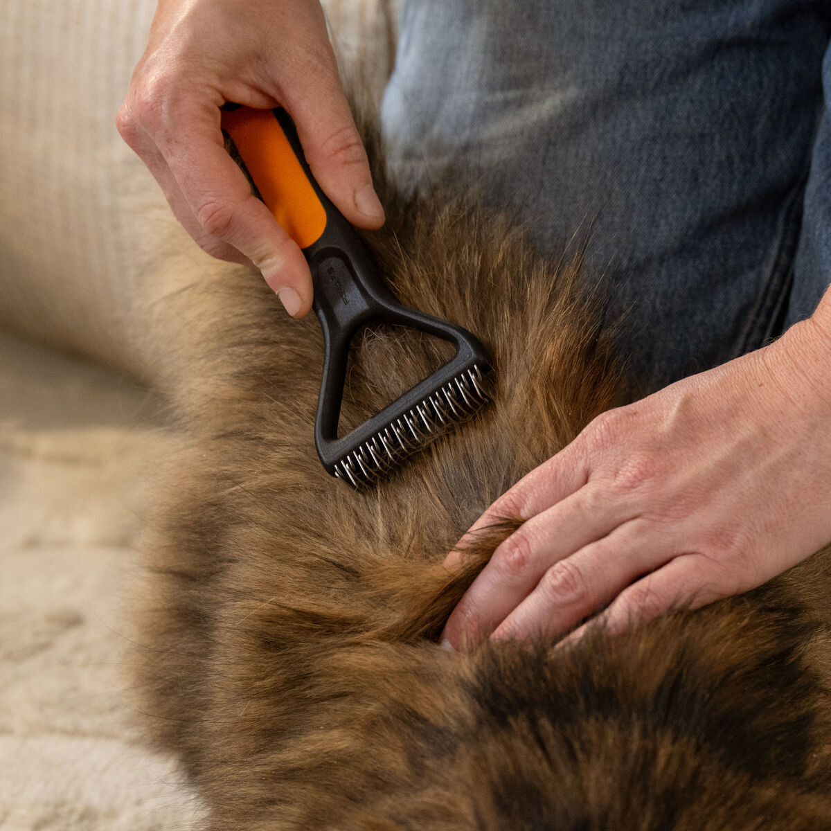 Fiskars dematting rake