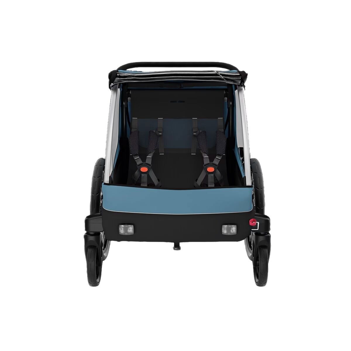 Thule Courier Cykelvagn Blå och Hundvagnskit